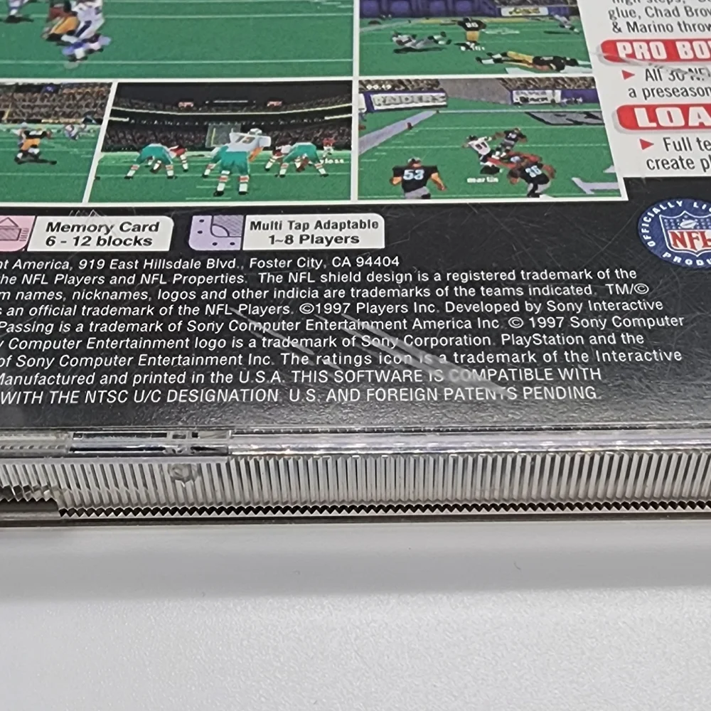 NFL GameDay 98 (Sony PlayStation 1, 1997) CIB TESTED